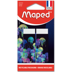 Gomme blanche DEEPSEA PARADISE x2 blister Maped