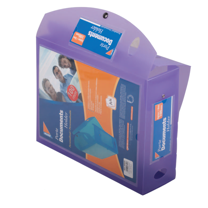 Boîte de classement polypro translucide dos 100 MINTRA