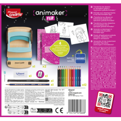 Set de coloriage ANIMAKER FLIP - POETIC CREATIVE MAPED