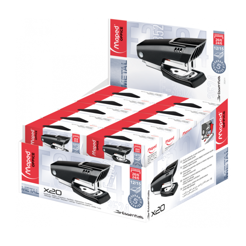 Mini agrafeuse Essentials 24-26/6 Maped