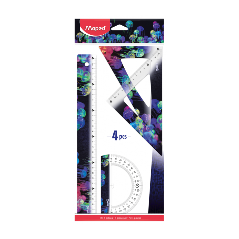 Kit de traçage 4pces 30cm DEEPSEA PARADISE Maped
