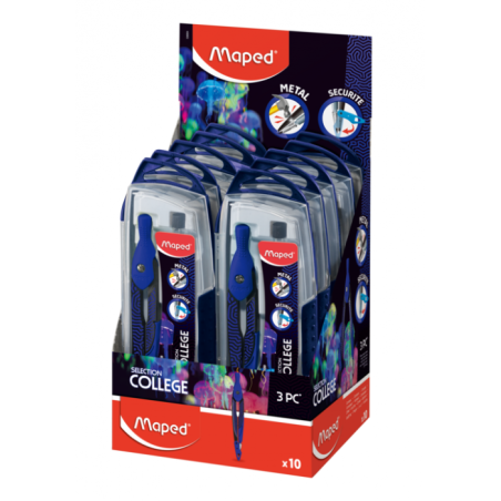 Compas en coffret 3 pièces DEEPSEA PARADISE Maped