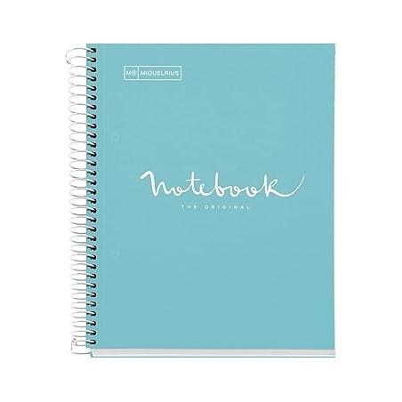 Note book EMOTION A5 5x5 120flles couv cartonnée Miquelrius