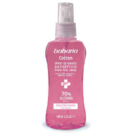 Spray désinfectant main coton 100ml BABARIA 31467