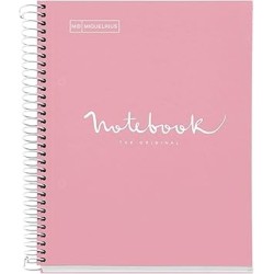 Note book EMOTION A5 5x5 120flles couv cartonnée Miquelrius