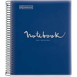 Note book EMOTION A5 5x5 120flles couv polypro Miquelrius