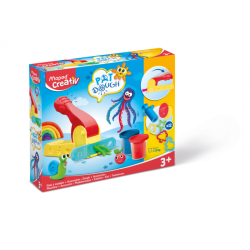 Set de modelage pot de 4  + 12 accessoires + Sqeeze  CREATIV Maped