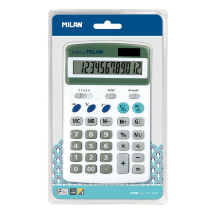 Machine à calculer 12 chiffres 40920BL ss blister Milan