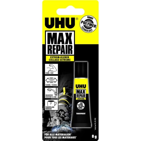 Colle en tube max repair 8g ss blister UHU