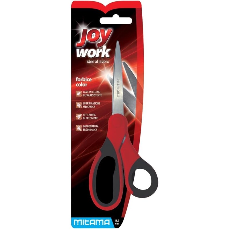 Ciseaux de bureau 18,5 cm ss blist 61285 MITAMA