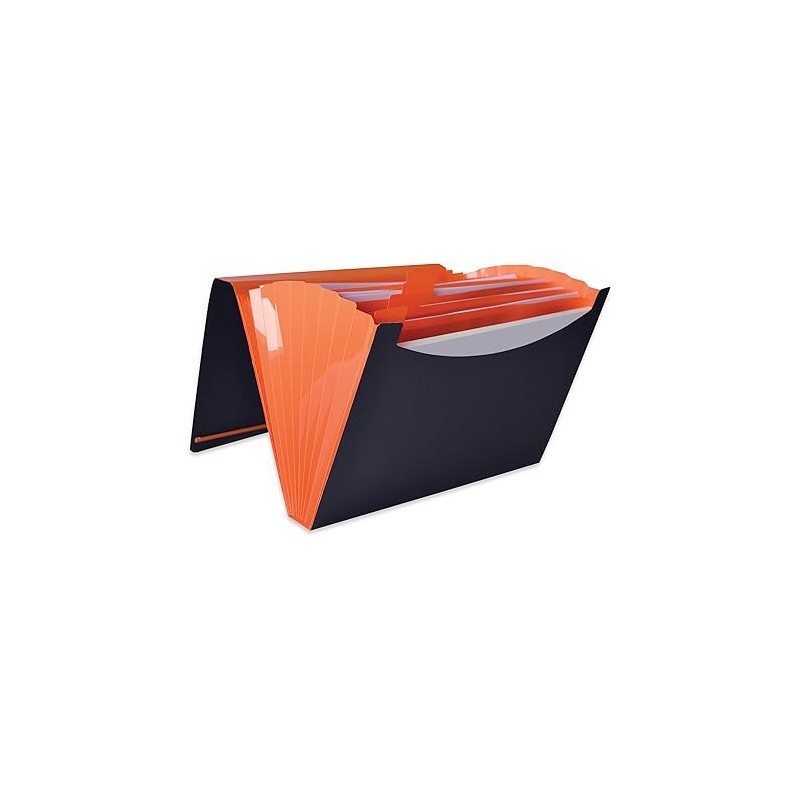 Trieur de document à soufflet for student A4 8 positions pp opaq ass Elba