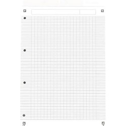 Bloc note intégrale A4+ 160p 5x5 essentials Oxford