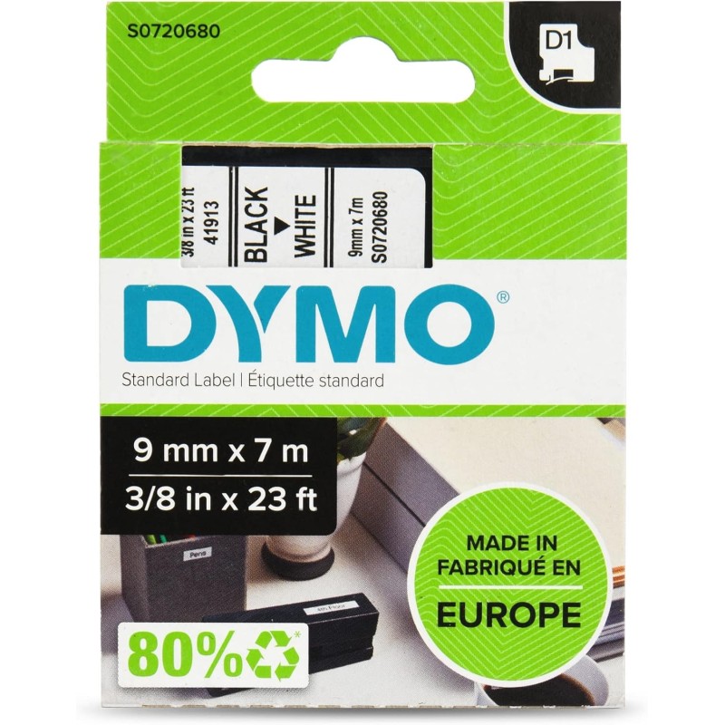 Ruban dymo 9mmx7m D1 standard