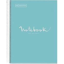 Note book EMOTION A4 séyès 80flles couv polypro Miquelrius