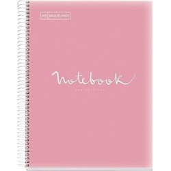 Note book EMOTION A4 5x5 80flles couv polypro Miquelrius
