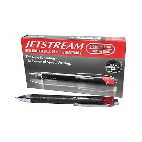 Stylo roller ball rétractable pte 1mm JETSTREAM UNIBALL