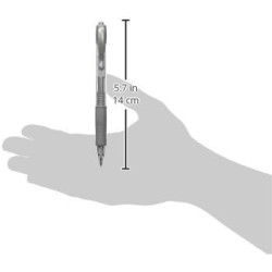 Stylo roller encre gel rétractable G-2 Limited Argent foncé Pilot