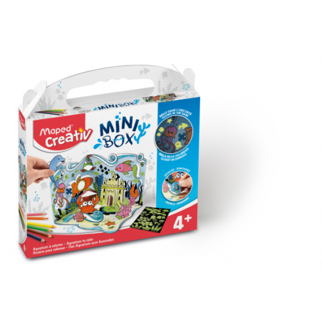 Set de coloriage MINI BOX AQUARIUM CREATIV Maped