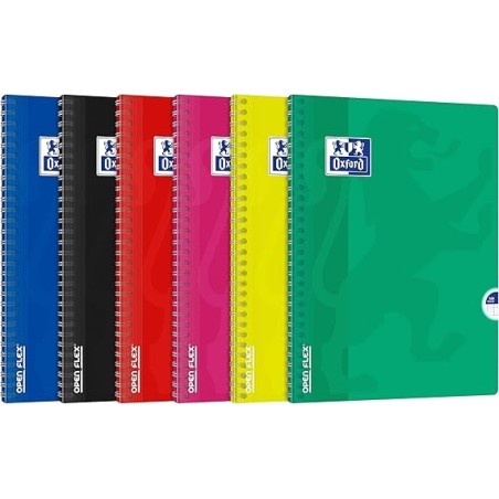 Cahier 17x22 96p 90g seyès Openflex lot de 5 Oxford