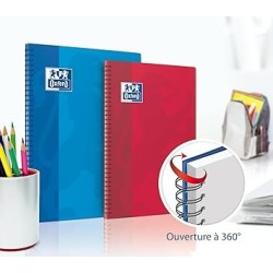 Cahier 17x22 96p 90g seyès Openflex lot de 5 Oxford