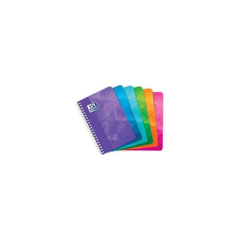 Cahier 17x22 100p 90g seyès int. LAGOON couv Polypro Oxford