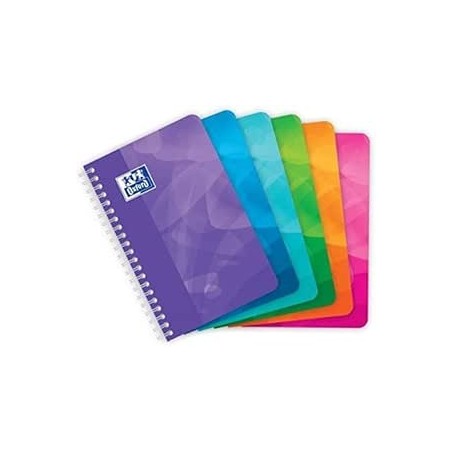 Cahier 17x22 100p 90g seyès int. LAGOON couv Polypro Oxford