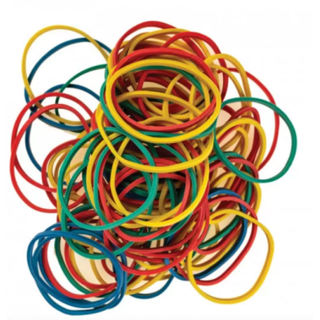 Elastique de bureau couleur assortie 1kg CENTRUM
