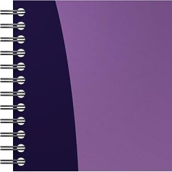 Cahier A5 seyes 180p 90g int. av règle marque-page Oxford