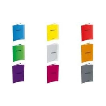 Cahier 24x32 seyes 96p 90g couverture plastique Conquérant