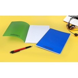 Cahier 24x32 séyès 96p 90g couv PP Conquérant