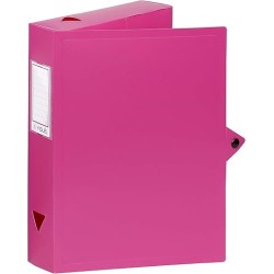 Boîte de classement polypro dos 60 assortie Viquel