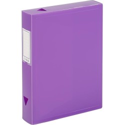 Boîte de classement polypro dos 60 assortie Viquel