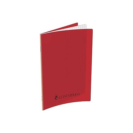 Cahier 24x32 seyès 192p 70g couverture plastique Conquérant