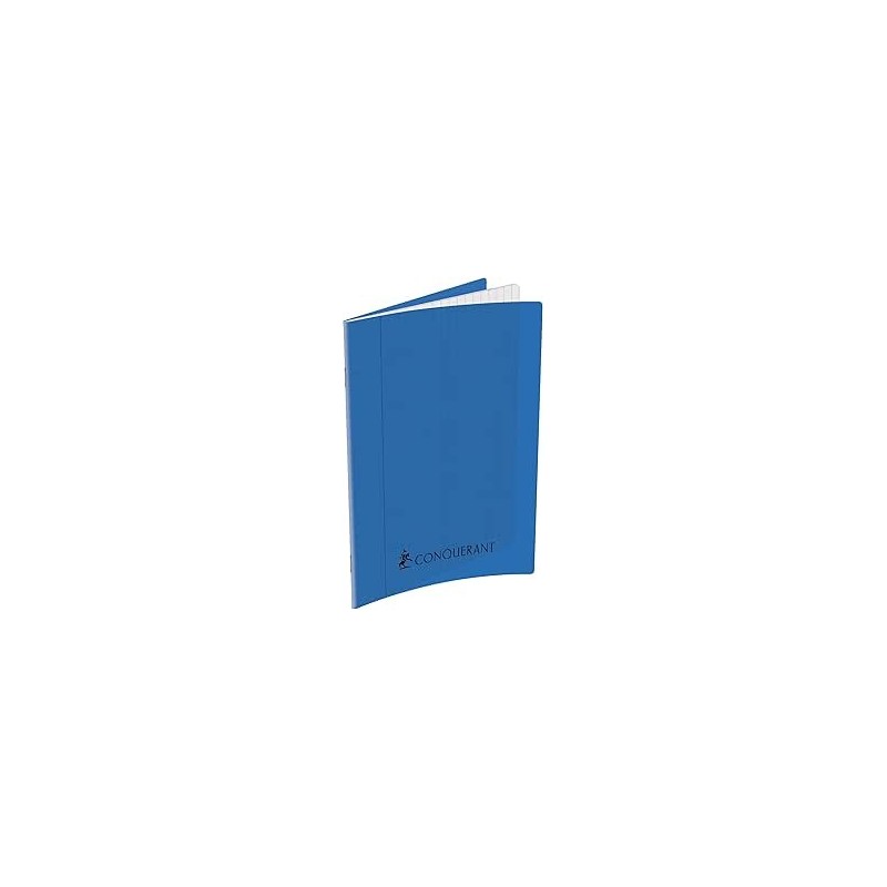 Cahier 24x32 seyès 192p 70g couverture plastique Conquérant