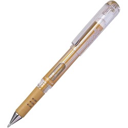 Stylo roller hybrid gel métallique av et grip Pentel