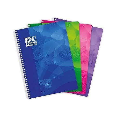 Cahier A4 100p 90g seyès int. LAGOON couv Polypro Oxford