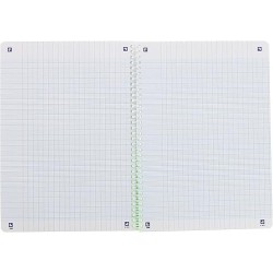 Cahier A4 100p 90g seyès int. LAGOON couv Polypro Oxford