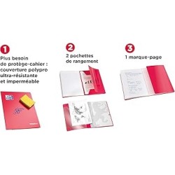 Cahier A4 seyes 96p couv PP Oxford