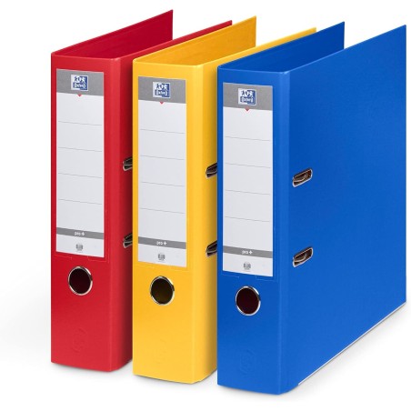 Classeur à levier SMART PP et PAP A4 dos 80 Assorti Oxford