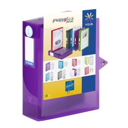 Boîte de classement Translucide dos 80 Propyglass Viquel