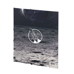 Chemise 3rabats à élastique A4 Carton SPACE CONQUEST  VIQUEL