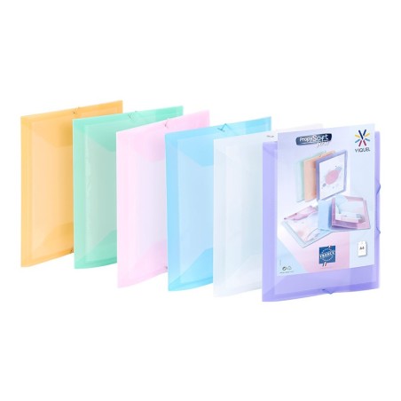 Chemise 3 rabats à élastique Plastique personnalisable Viquel