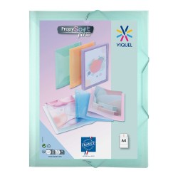 Chemise 3 rabats à élastique Plastique personnalisable Viquel