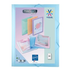 Chemise 3 rabats à élastique Plastique personnalisable Viquel