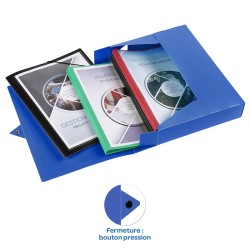 Boite de classement Polypro  A4 Dos 4,5 cm DEDALE VIQUEL