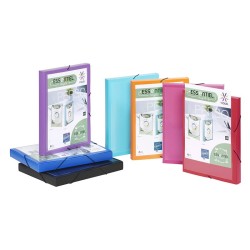 Boite de classement Polypro A4 Dos 3 cm VIQUEL