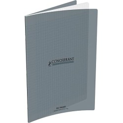 Cahier A4 seyes 96p 90g couverture plastique Conquérant