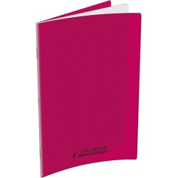 Cahier A4 seyes 96p 90g couverture plastique Conquérant