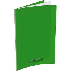 Cahier A4 seyes 96p 90g couverture plastique Conquérant