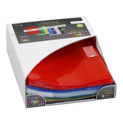 Protège cahier A4 PP Cristal avec marque page (en pce) Viquel